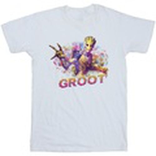 Camiseta manga larga Guardians Of The Galaxy Abstract Groot para hombre - Marvel - Modalova
