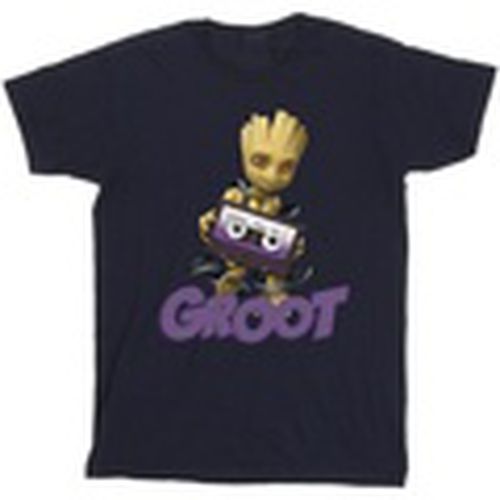 Camiseta manga larga Groot Casette para hombre - Guardians Of The Galaxy - Modalova