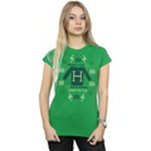 Camiseta manga larga Christmas Knit para mujer - Harry Potter - Modalova