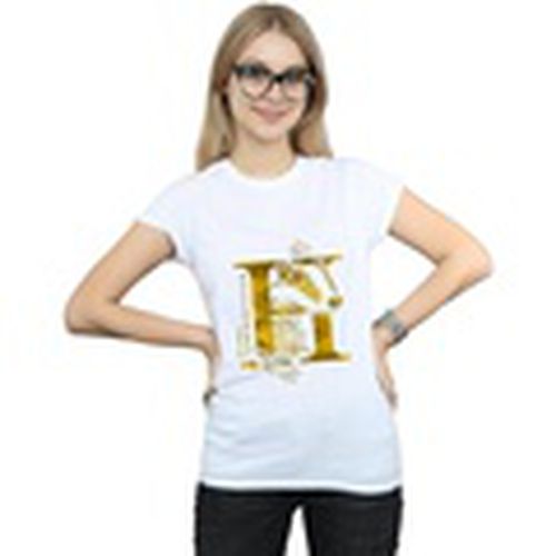 Camiseta manga larga Hufflepuff Badger para mujer - Harry Potter - Modalova