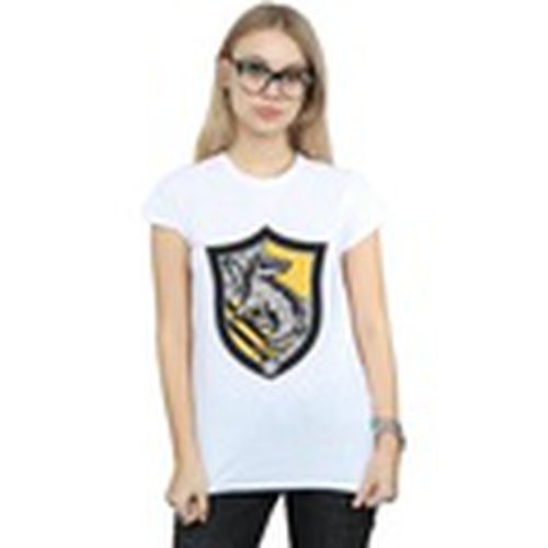 Camiseta manga larga Hufflepuff para mujer - Harry Potter - Modalova