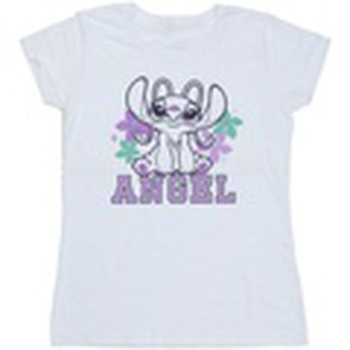 Camiseta manga larga Lilo Stitch Angel para mujer - Disney - Modalova