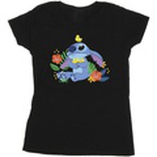 Camiseta manga larga Lilo Stitch Birds para mujer - Disney - Modalova