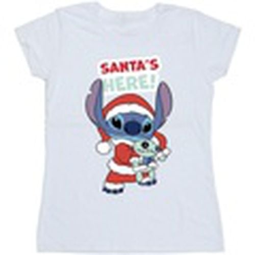 Camiseta manga larga Santa's Here para mujer - Disney - Modalova