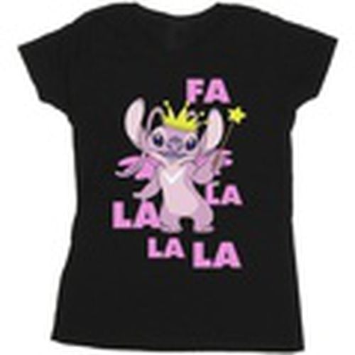 Camiseta manga larga Angel Fa La La para mujer - Disney - Modalova