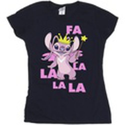 Camiseta manga larga Lilo Stitch Angel Fa La La para mujer - Disney - Modalova