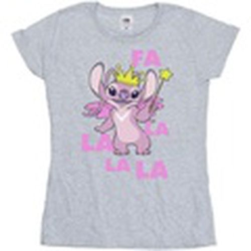 Camiseta manga larga Angel Fa La La para mujer - Disney - Modalova