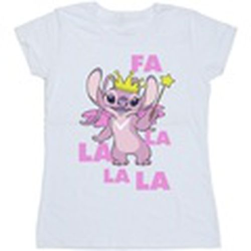 Camiseta manga larga Angel Fa La La para mujer - Disney - Modalova