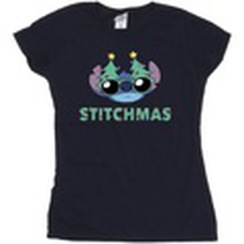 Camiseta manga larga Lilo Stitch Stitchmas Glasses para mujer - Disney - Modalova