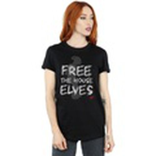Camiseta manga larga Dobby Free The House Elves para mujer - Harry Potter - Modalova