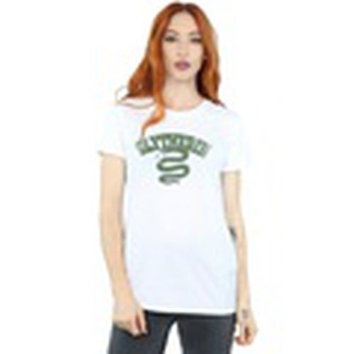 Camiseta manga larga Slytherin para mujer - Harry Potter - Modalova