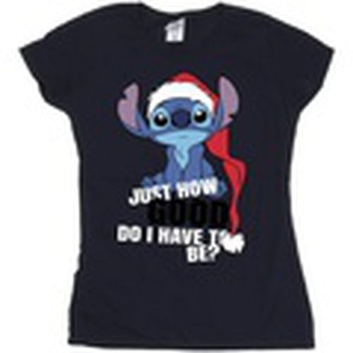 Camiseta manga larga Lilo Stitch Just How Good para mujer - Disney - Modalova