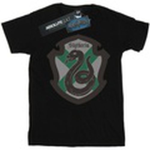 Camiseta manga larga Slytherin Crest Flat para mujer - Harry Potter - Modalova