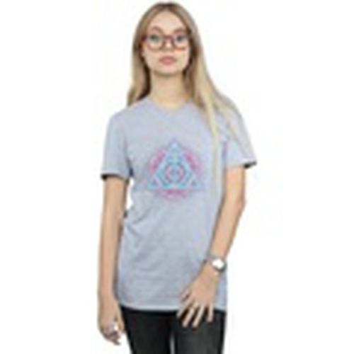 Camiseta manga larga Neon Deathly Hallows para mujer - Harry Potter - Modalova