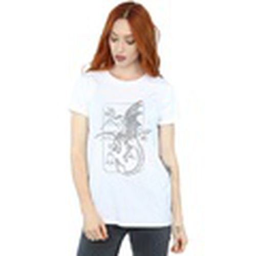 Camiseta manga larga Dragon Line Art para mujer - Harry Potter - Modalova