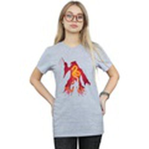 Camiseta manga larga Dumbledore Silhouette para mujer - Harry Potter - Modalova