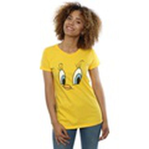 Camiseta manga larga Tweety Pie Face para mujer - Dessins Animés - Modalova