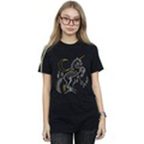 Camiseta manga larga Unicorn Line Art para mujer - Harry Potter - Modalova