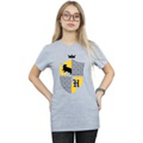 Camiseta manga larga Hufflepuff para mujer - Harry Potter - Modalova