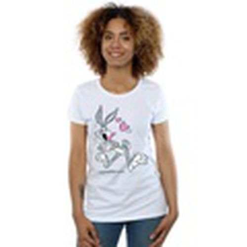 Camiseta manga larga Bugs Bunny In Love para mujer - Dessins Animés - Modalova