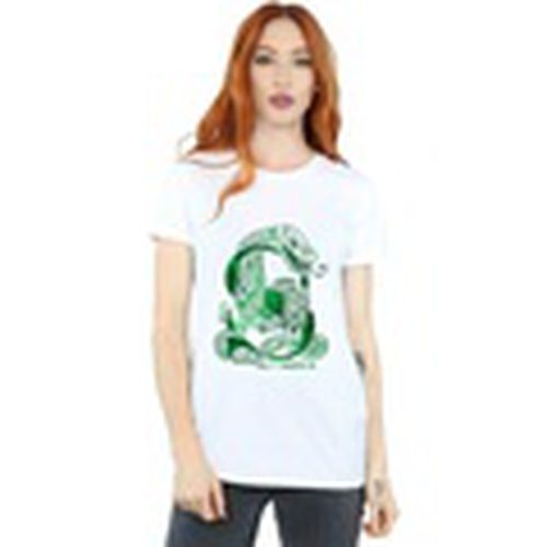 Camiseta manga larga Slytherin para mujer - Harry Potter - Modalova