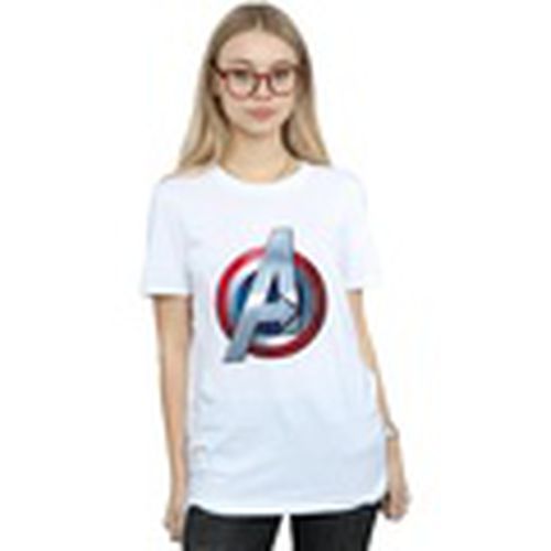 Camiseta manga larga Avengers 3D Logo para mujer - Marvel - Modalova