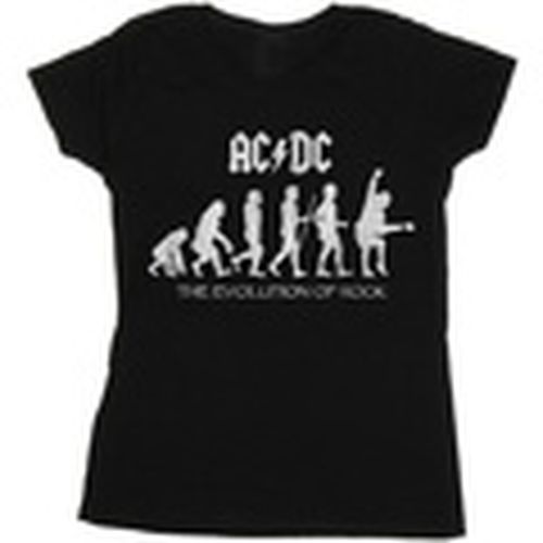 Camiseta manga larga Evolution Of Rock para mujer - Acdc - Modalova