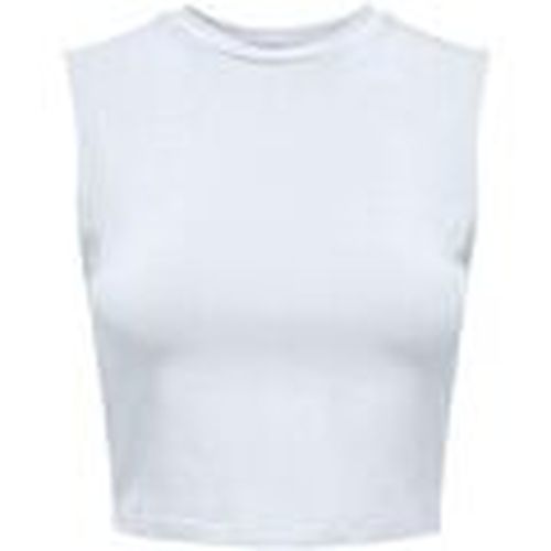 Camiseta tirantes 15315376 CHOICE-BRIGHT WHITE para mujer - Only - Modalova