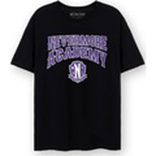 Camiseta manga larga Nevermore Academy para mujer - Wednesday - Modalova