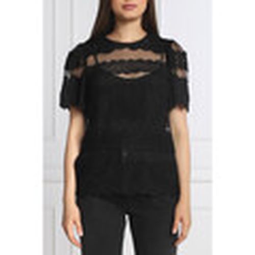 Jeans BLUSA IN TULLE E PIZZO Art. 222TP2255 para mujer - Twin Set - Modalova