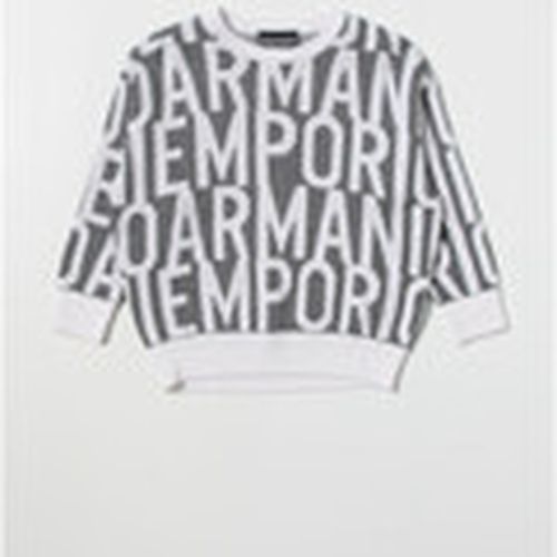 Jeans EMPORIO ARMANI MAGLIA CON LETTERING ALL OVER Art. 6L4M59 para mujer - Armani jeans - Modalova