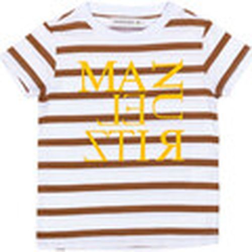 Tops y Camisetas T-SHIRT A RIGHE CON LOGO Art. MR1365 para mujer - Manuel Ritz - Modalova