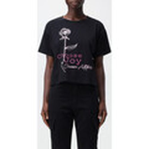 Tops y Camisetas T-SHIRT CON RICAMO E STAMPA LOGO Art. 232AP2121 para mujer - Twin Set - Modalova