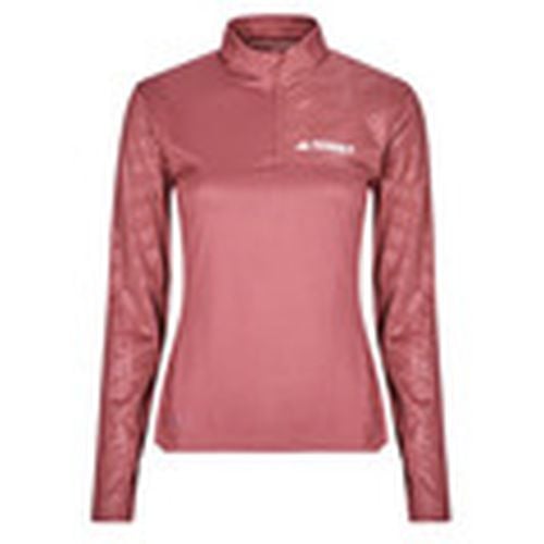 Jersey Multi Half-Zip Long Sleeve Long-Sleeve Top para mujer - adidas - Modalova