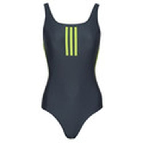 Bañador 3-Stripes Graphic V-Back Swimsuit para mujer - adidas - Modalova