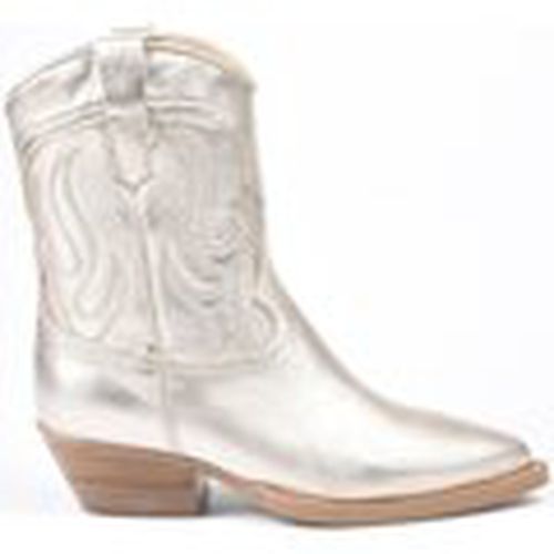 Zapatos Bajos Botines Cowboy 50104143 Platino para mujer - Alpe - Modalova