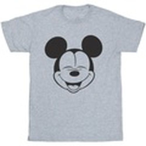 Camiseta manga larga Mickey Mouse Closed Eyes para mujer - Disney - Modalova