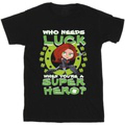 Camiseta manga larga St Patrick's Day Luck para hombre - Marvel - Modalova