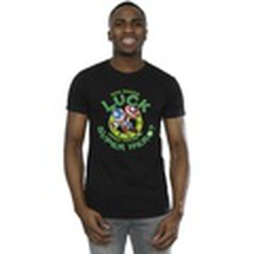 Camiseta manga larga St Patrick's Day Luck para hombre - Marvel - Modalova