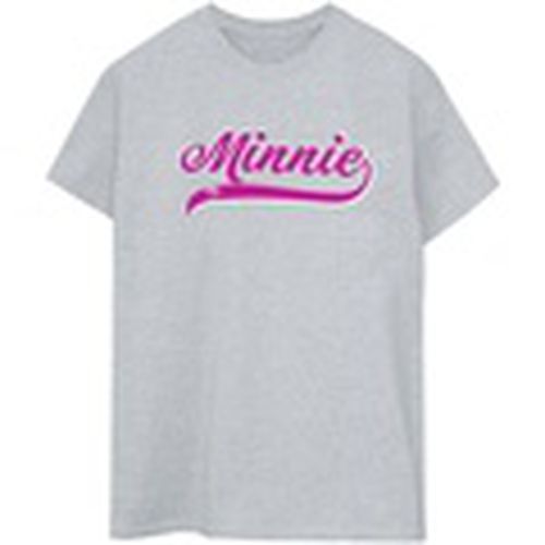 Camiseta manga larga Minnie Mouse Logo para mujer - Disney - Modalova