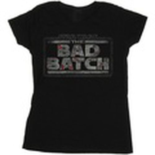 Camiseta manga larga The Bad Batch Texture Logo para mujer - Disney - Modalova