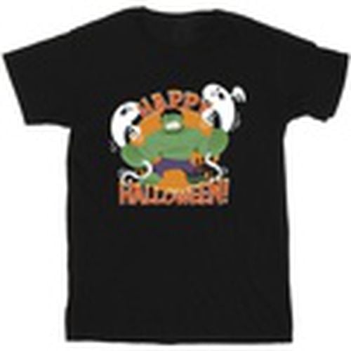 Camiseta manga larga Happy Halloween para hombre - Marvel - Modalova