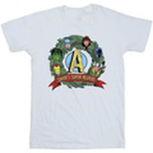 Camiseta manga larga Santa's Super Helpers para hombre - Marvel - Modalova