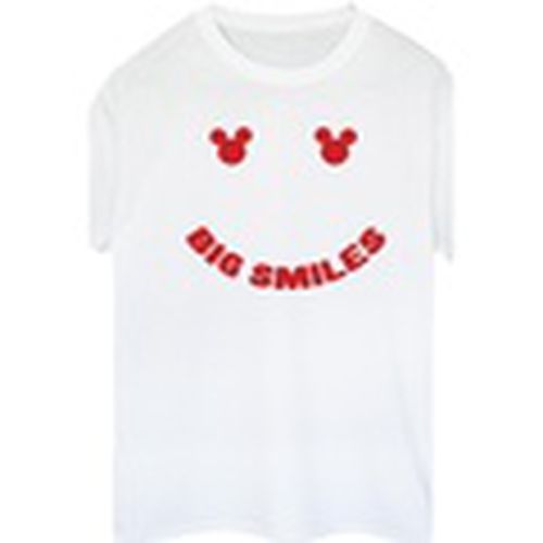 Camiseta manga larga Mickey Mouse Big Smile para mujer - Disney - Modalova