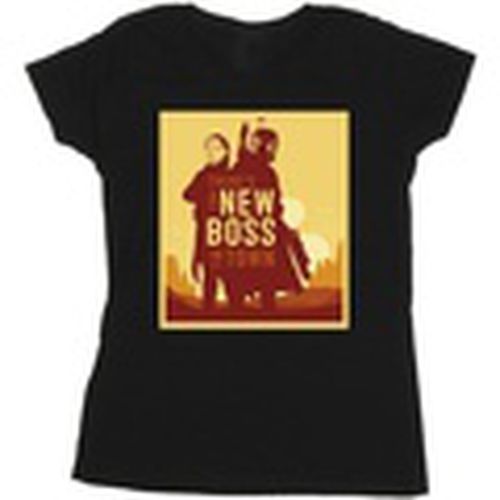 Camiseta manga larga The Book Of Boba Fett New Boss Sun Silhouette para mujer - Disney - Modalova