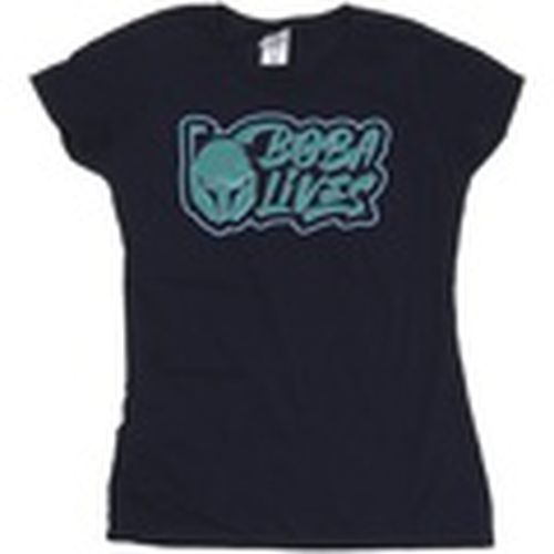 Camiseta manga larga The Book Of Boba Fett Lives Chest para mujer - Disney - Modalova