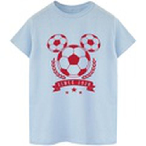 Camiseta manga larga Mickey Football Head para mujer - Disney - Modalova