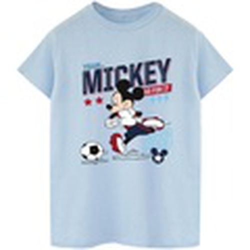 Camiseta manga larga Mickey Mouse Team Mickey Football para mujer - Disney - Modalova