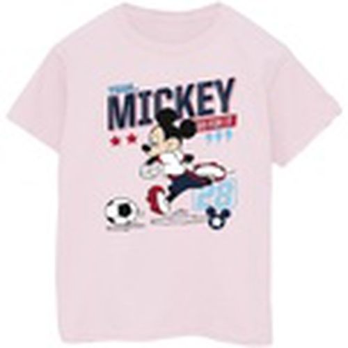 Camiseta manga larga Mickey Mouse Team Mickey Football para mujer - Disney - Modalova