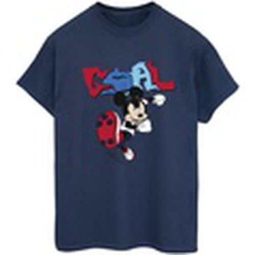 Camiseta manga larga Mickey Mouse Goal Striker Pose para mujer - Disney - Modalova